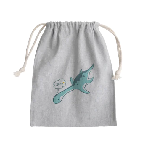 ぼくプレシオサウルス Mini Drawstring Bag