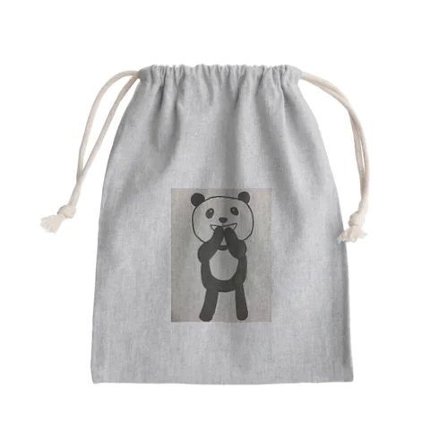 うふふなパンダ Mini Drawstring Bag