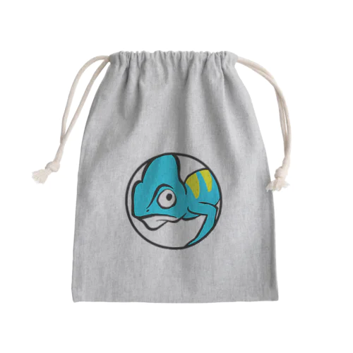 カメレオンのレオンくん Mini Drawstring Bag