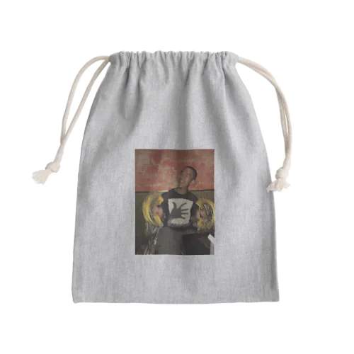 カスヲTシャツ Mini Drawstring Bag