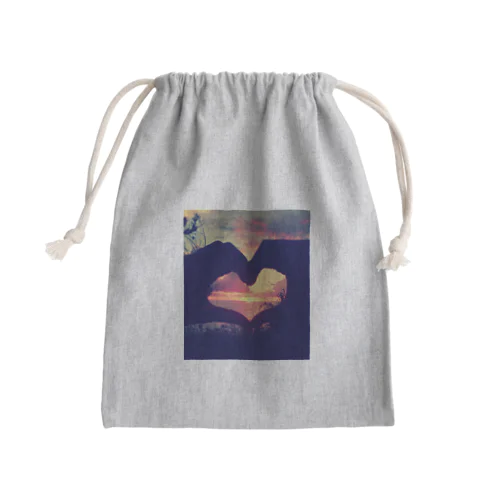 夕陽♡ Mini Drawstring Bag