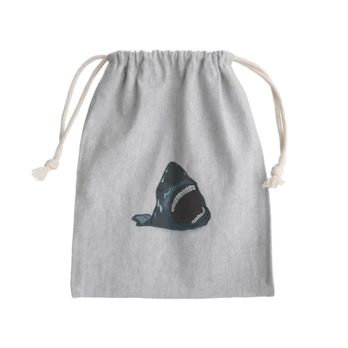 牙 矯正中  サメ Mini Drawstring Bag