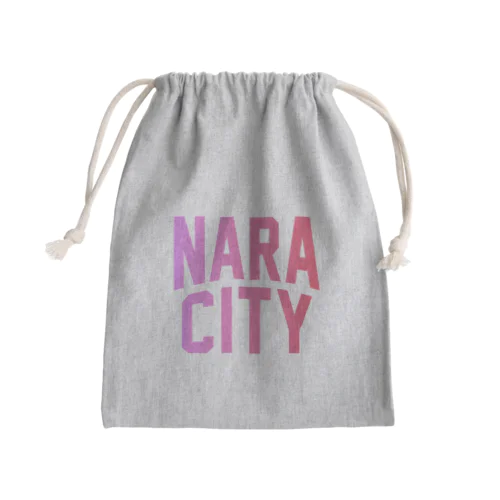 奈良市 NARA CITY Mini Drawstring Bag