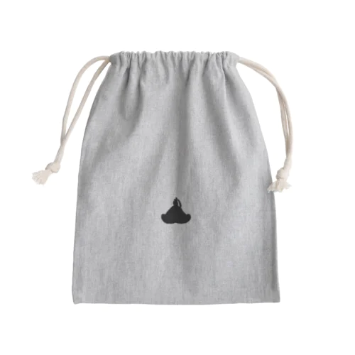 ミニシルエット貴族 Mini Drawstring Bag
