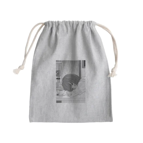 「手の中の約束」 Mini Drawstring Bag