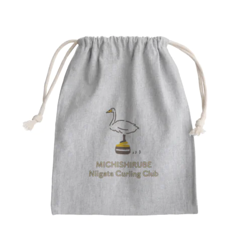 ミチシルベ新潟カーリングクラブ公式グッズ Mini Drawstring Bag