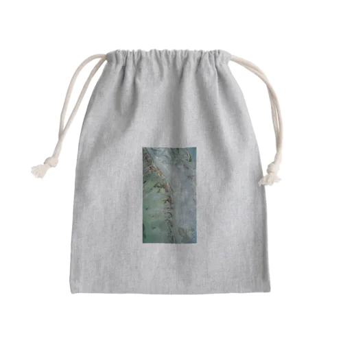 大理石 エメラルド Mini Drawstring Bag