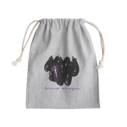 進撃の秋茄子🍆 Mini Drawstring Bag