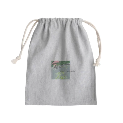 ウブドのお寺 Mini Drawstring Bag