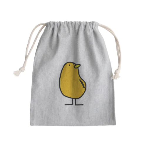 ひよこ豆 Mini Drawstring Bag