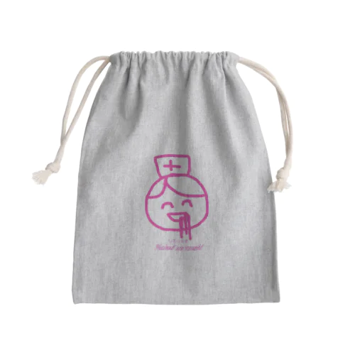 天使ちゃん Mini Drawstring Bag