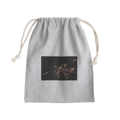 いつかの線香花火 Mini Drawstring Bag