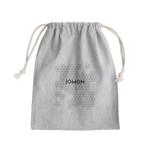 JOMON ASANOHA PATTERN Mini Drawstring Bag