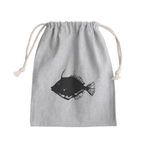 カワハギの魚拓 Mini Drawstring Bag