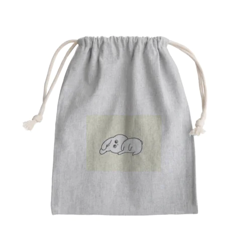 立てないきんちゃく。 Mini Drawstring Bag