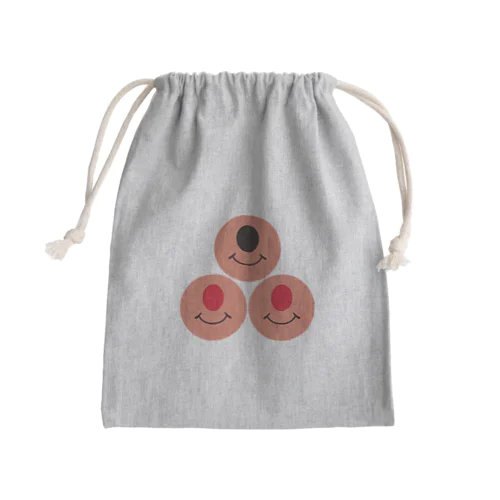スリーアイスマイリー Mini Drawstring Bag