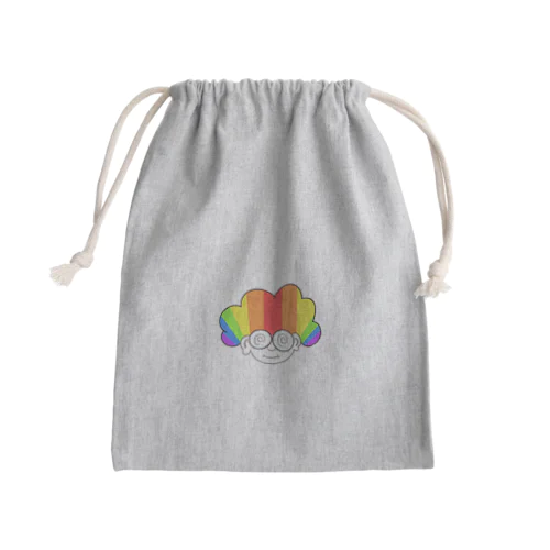 まる雄くん必需品 Mini Drawstring Bag