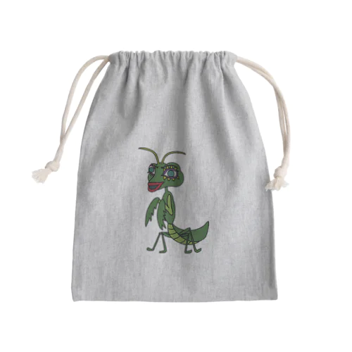 カマきり Mini Drawstring Bag