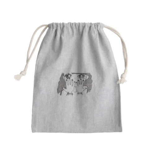 にゅ〜ねいる Mini Drawstring Bag