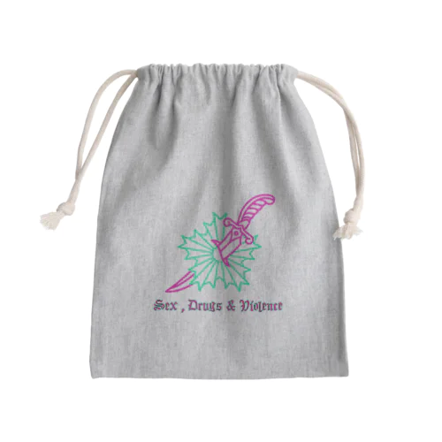 PSYCHEDELIC Mini Drawstring Bag