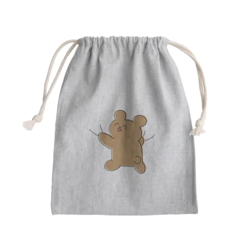 一緒にいたいクマ Mini Drawstring Bag