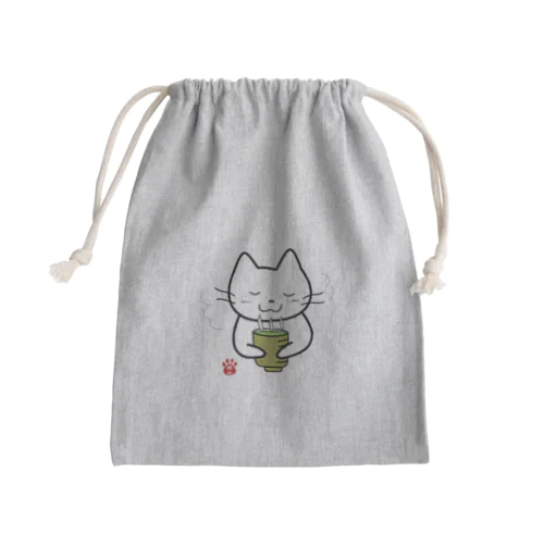 いっぷく Mini Drawstring Bag