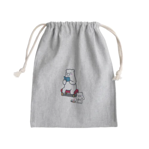 それぞれに過ごす Mini Drawstring Bag