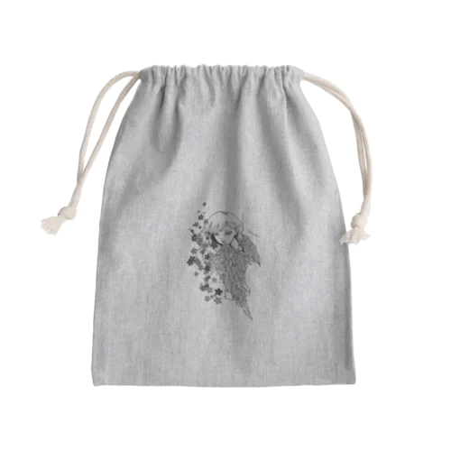堕天使ちゃん2 Mini Drawstring Bag