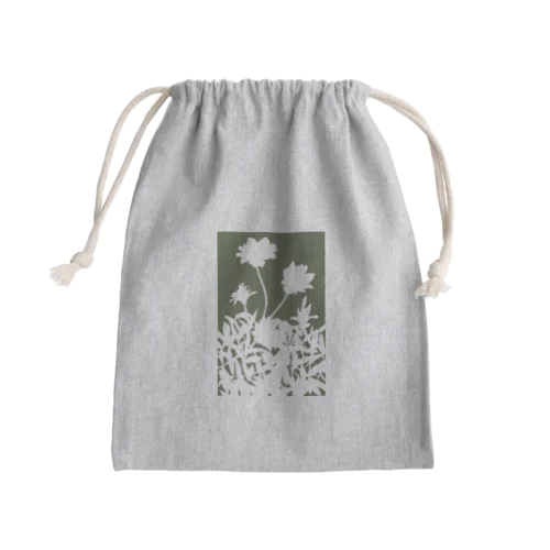 花咲く小径④みどり Mini Drawstring Bag