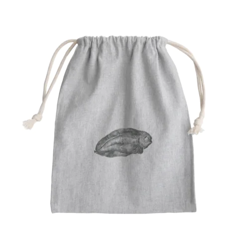 サケビクちゃん２ Mini Drawstring Bag