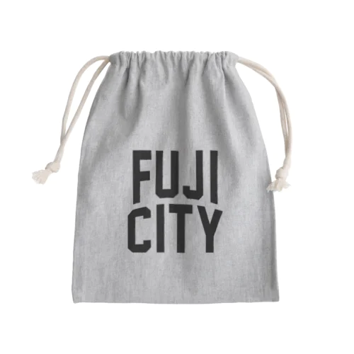 富士市 FUJI CITY Mini Drawstring Bag