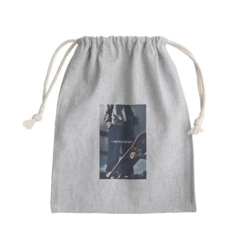 I AM SKATER BOY Mini Drawstring Bag