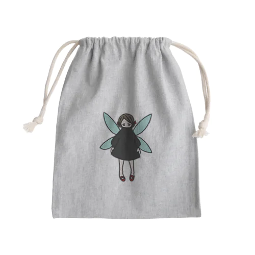 アンティーク風フェアリー Mini Drawstring Bag