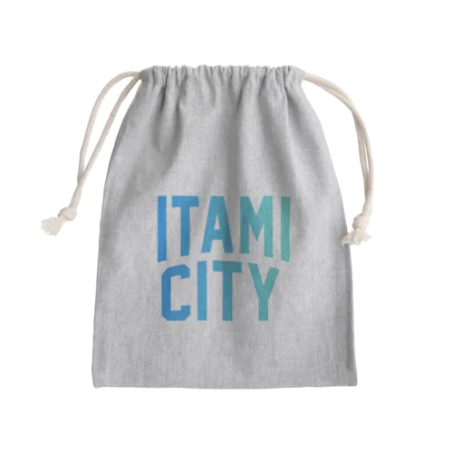伊丹市 ITAMI CITY Mini Drawstring Bag