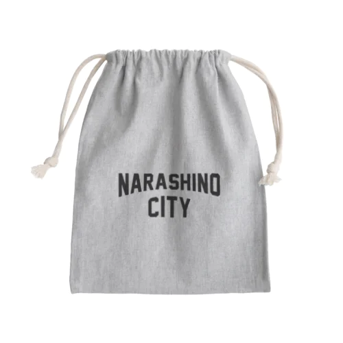 習志野市 NARASHINO CITY Mini Drawstring Bag