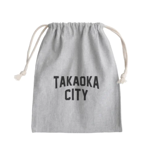 高岡市 TAKAOKA CITY Mini Drawstring Bag