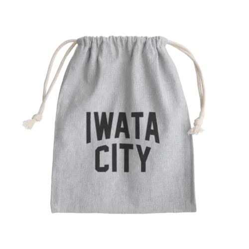 磐田市 IWATA CITY Mini Drawstring Bag