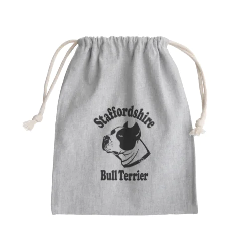 Staffordshire Bull Terrier / スタッフォードシャー・ブルテリア Mini Drawstring Bag