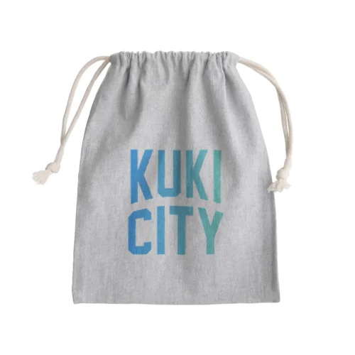 久喜市 KUKI CITY Mini Drawstring Bag