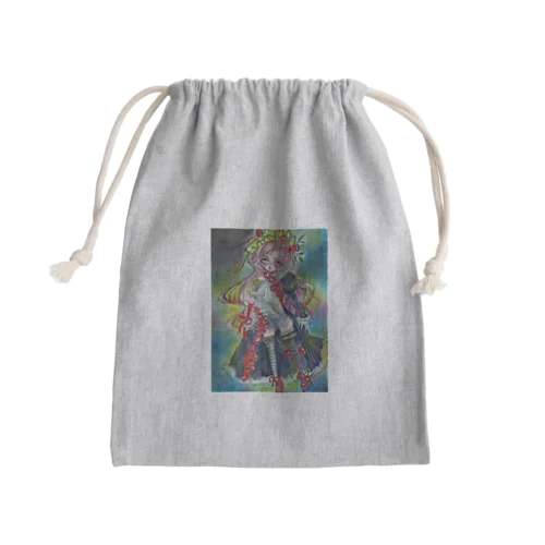 薔薇の魔女ルージュちゃん。 Mini Drawstring Bag