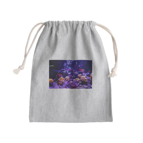 深海の世界 Mini Drawstring Bag