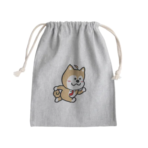 庭ワンコ Mini Drawstring Bag