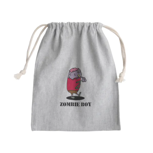 ゾンビ少年 Mini Drawstring Bag