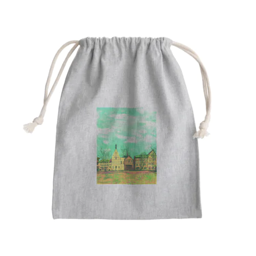 絵画のような街（元気色） Mini Drawstring Bag