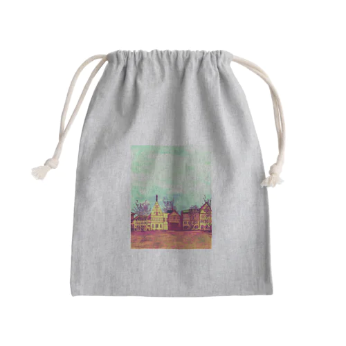 絵画のような街（秋色） Mini Drawstring Bag