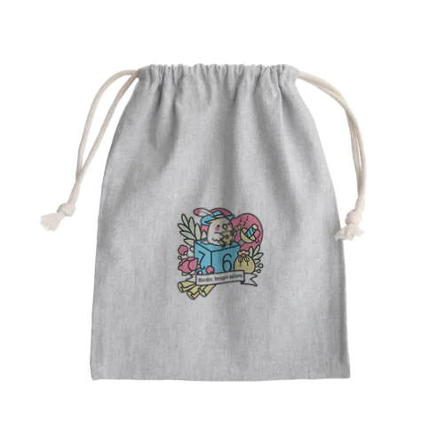 Chubby Bird オカメインコとマンドリン　Birdic Inspiration Mini Drawstring Bag