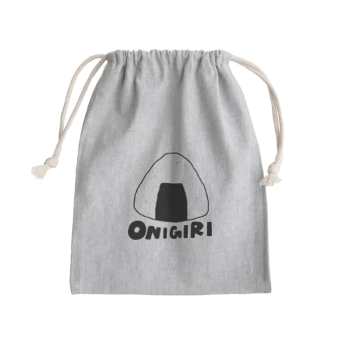 おにぎり Mini Drawstring Bag