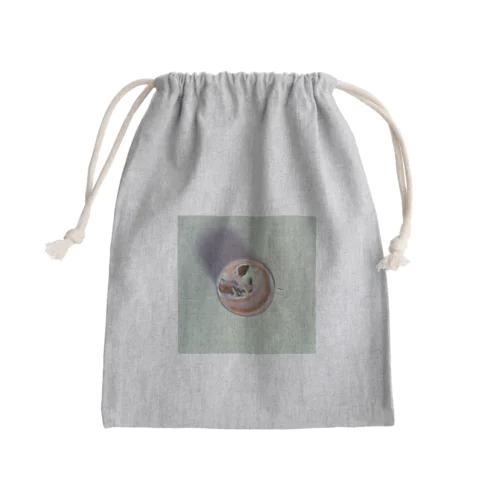 アイスカフェラテ Mini Drawstring Bag