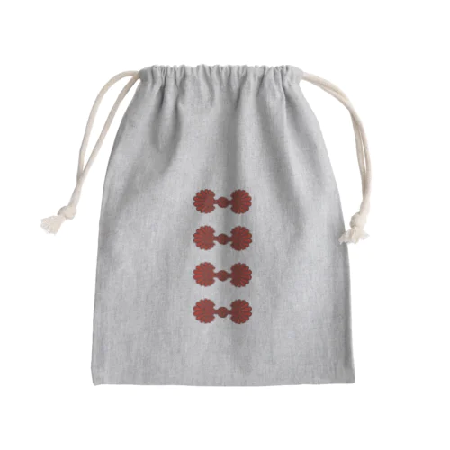 チャイナボタン風01 Mini Drawstring Bag