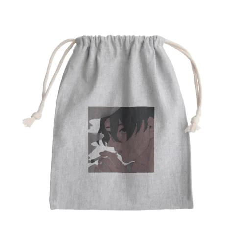 煙草（余白🈚️） Mini Drawstring Bag